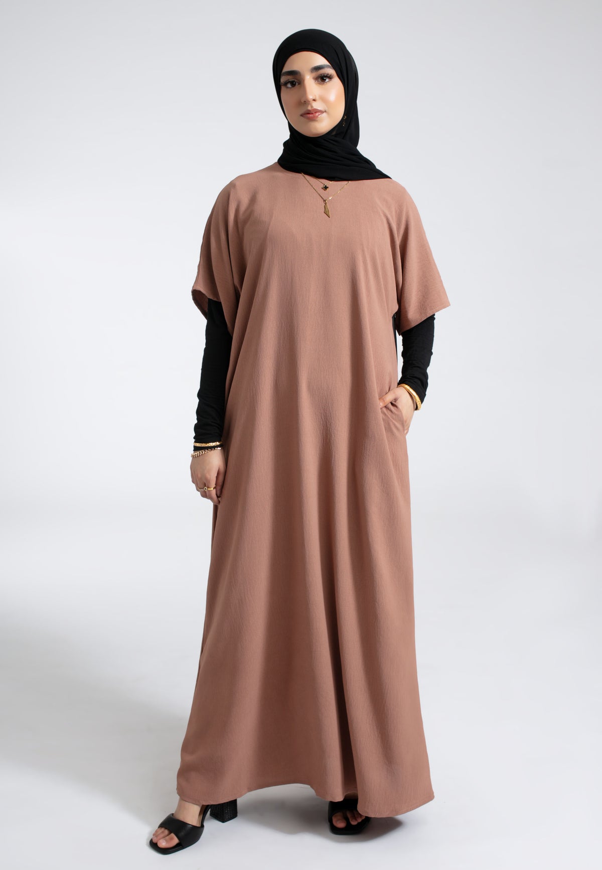 Mocha Inner Slip Dress