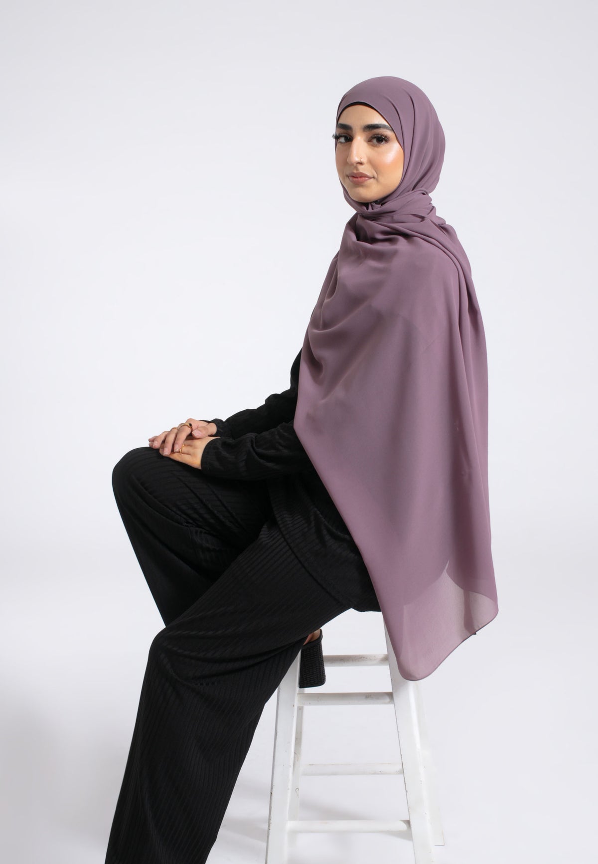 Mulberry Soft Chiffon Hijab
