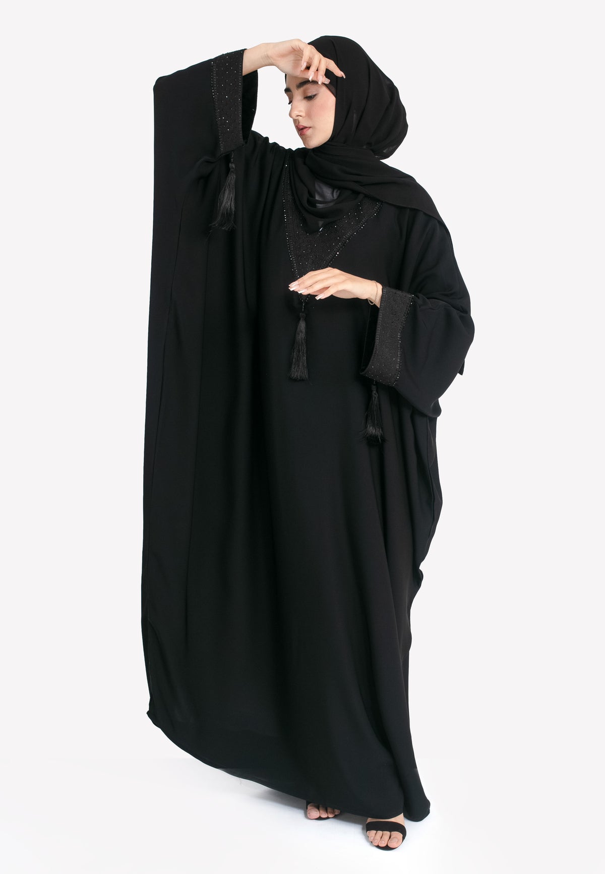 Black on Black Tatreez Farasha - 