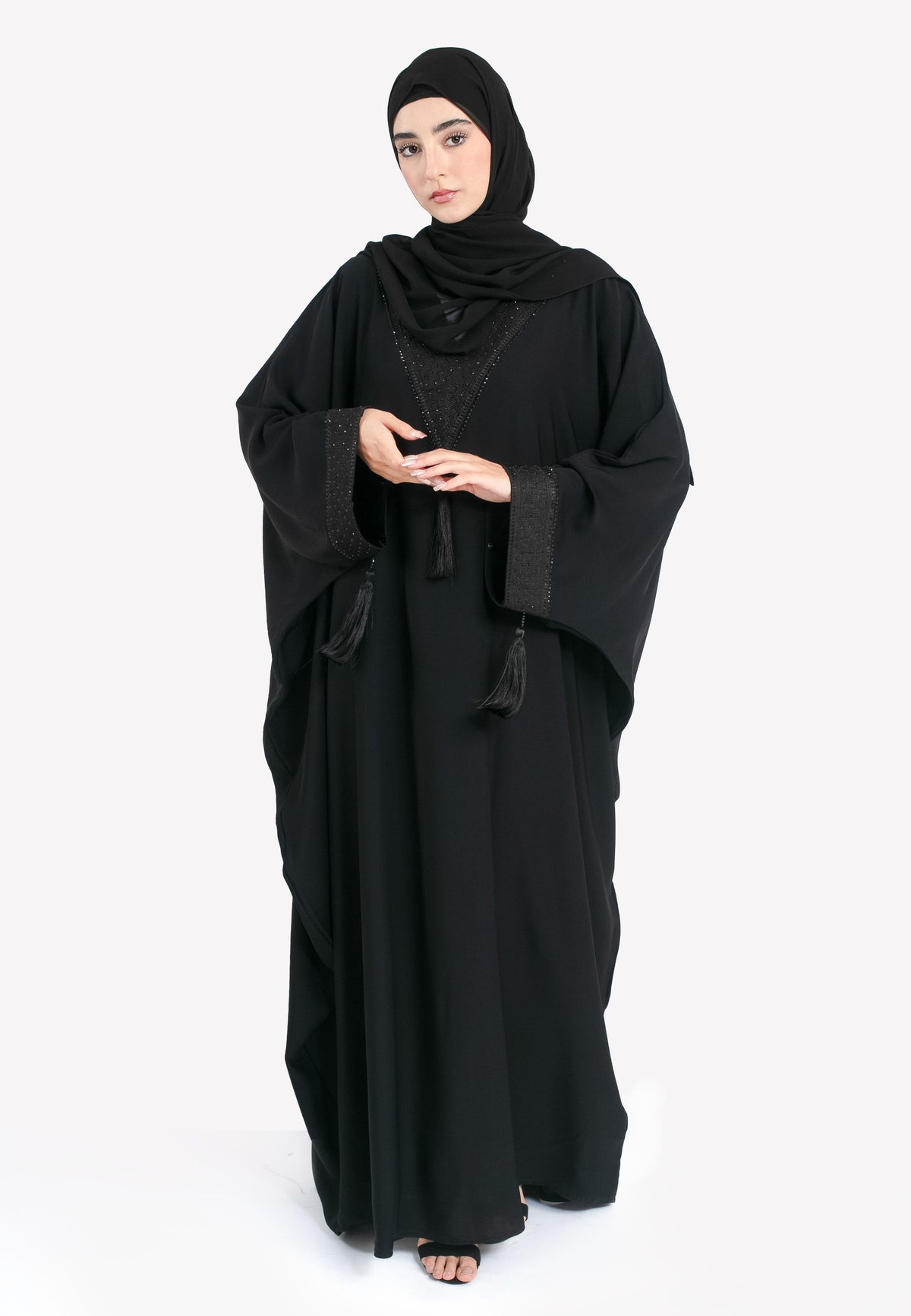 Black on Black Tatreez Farasha