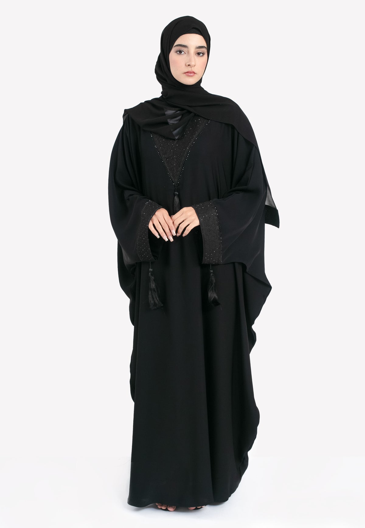 Black on Black Tatreez Farasha