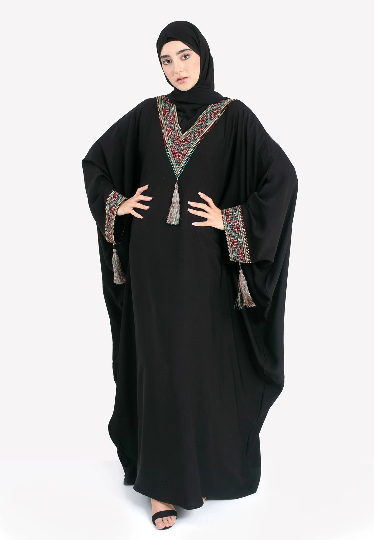 Palestinian Inspired Batwing Abaya