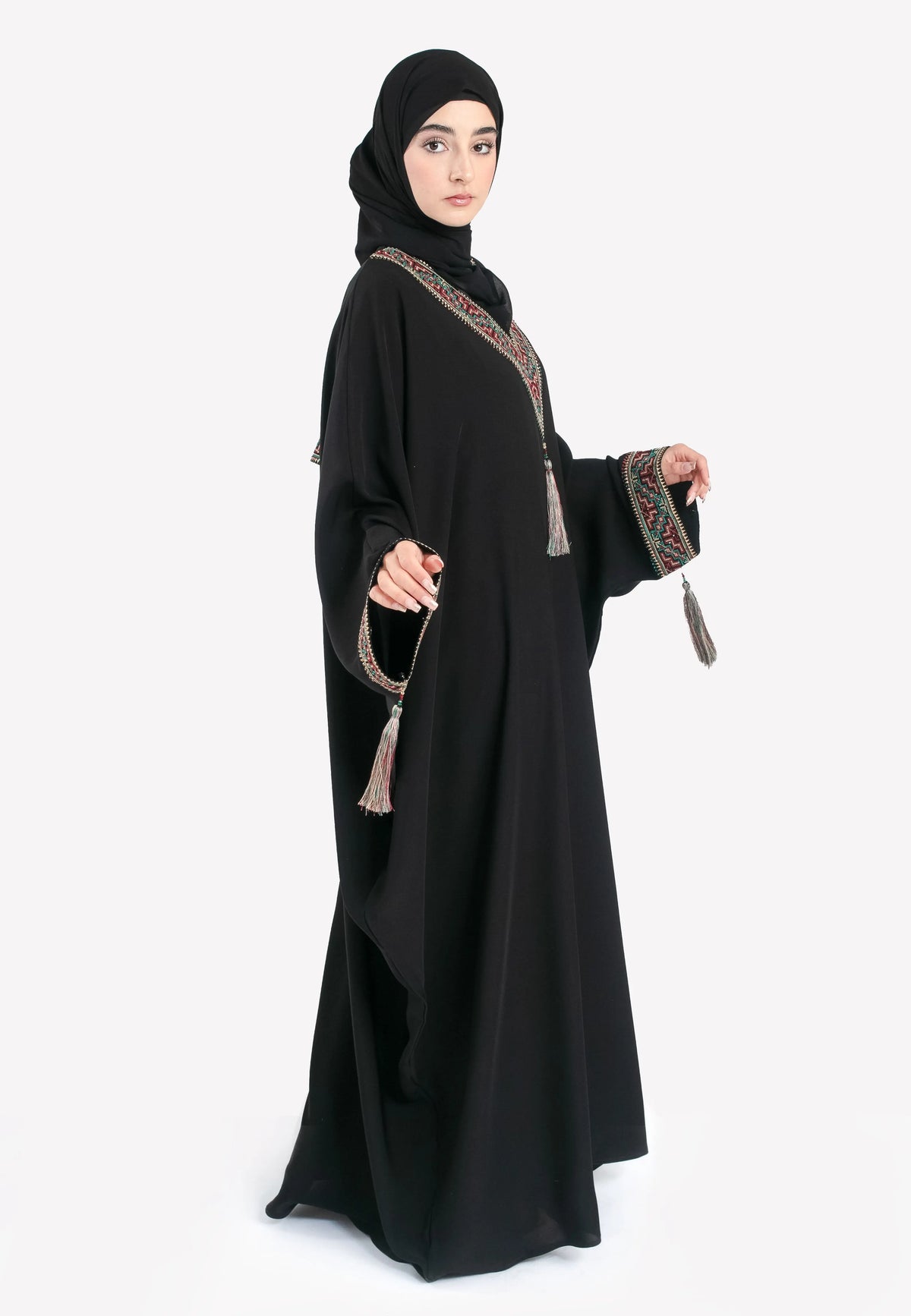 Palestinian Inspired Batwing Abaya