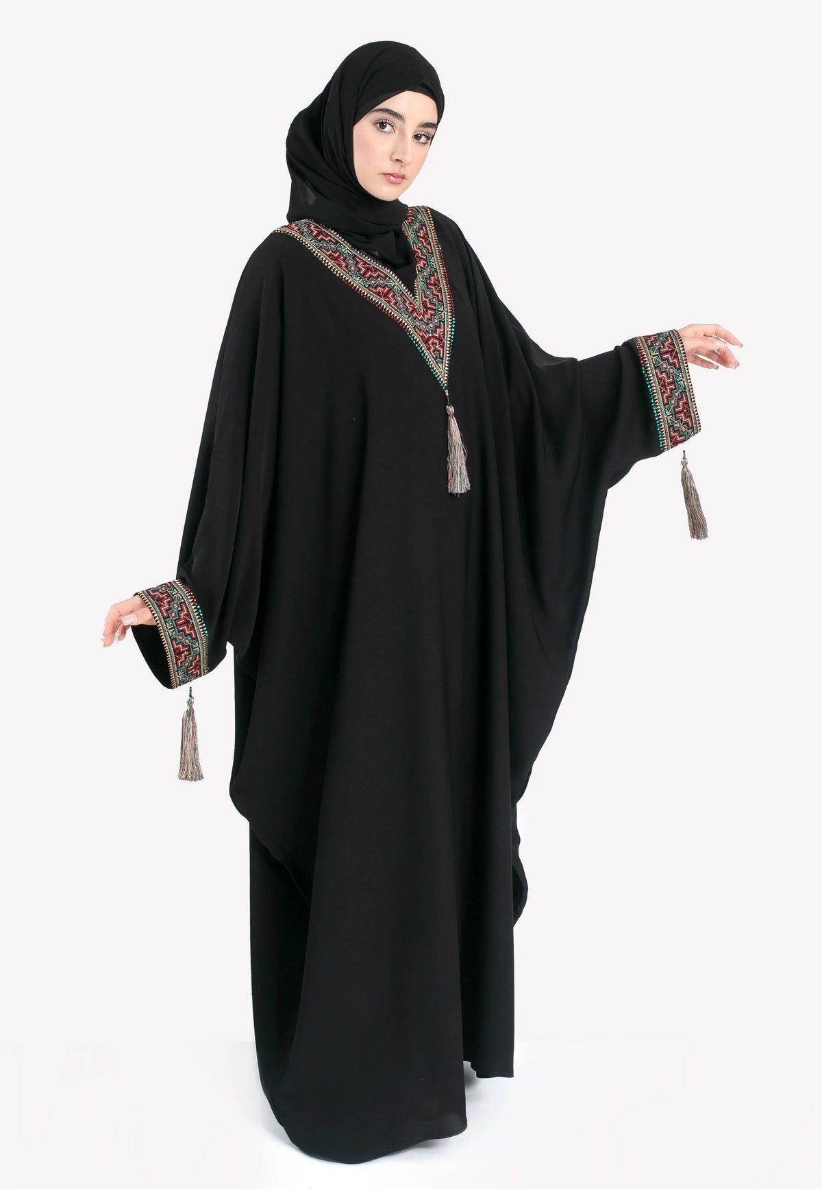 Palestinian Inspired Batwing Abaya