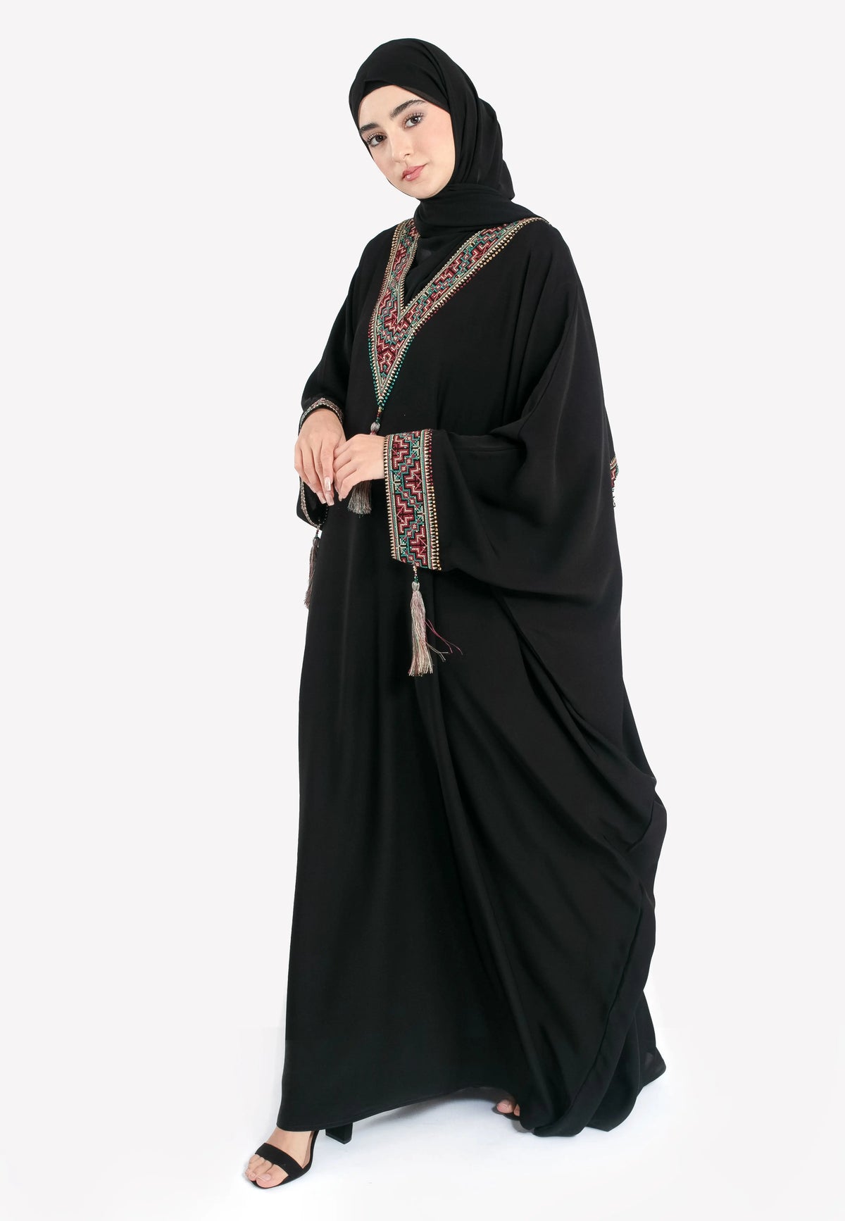 Palestinian Inspired Batwing Abaya