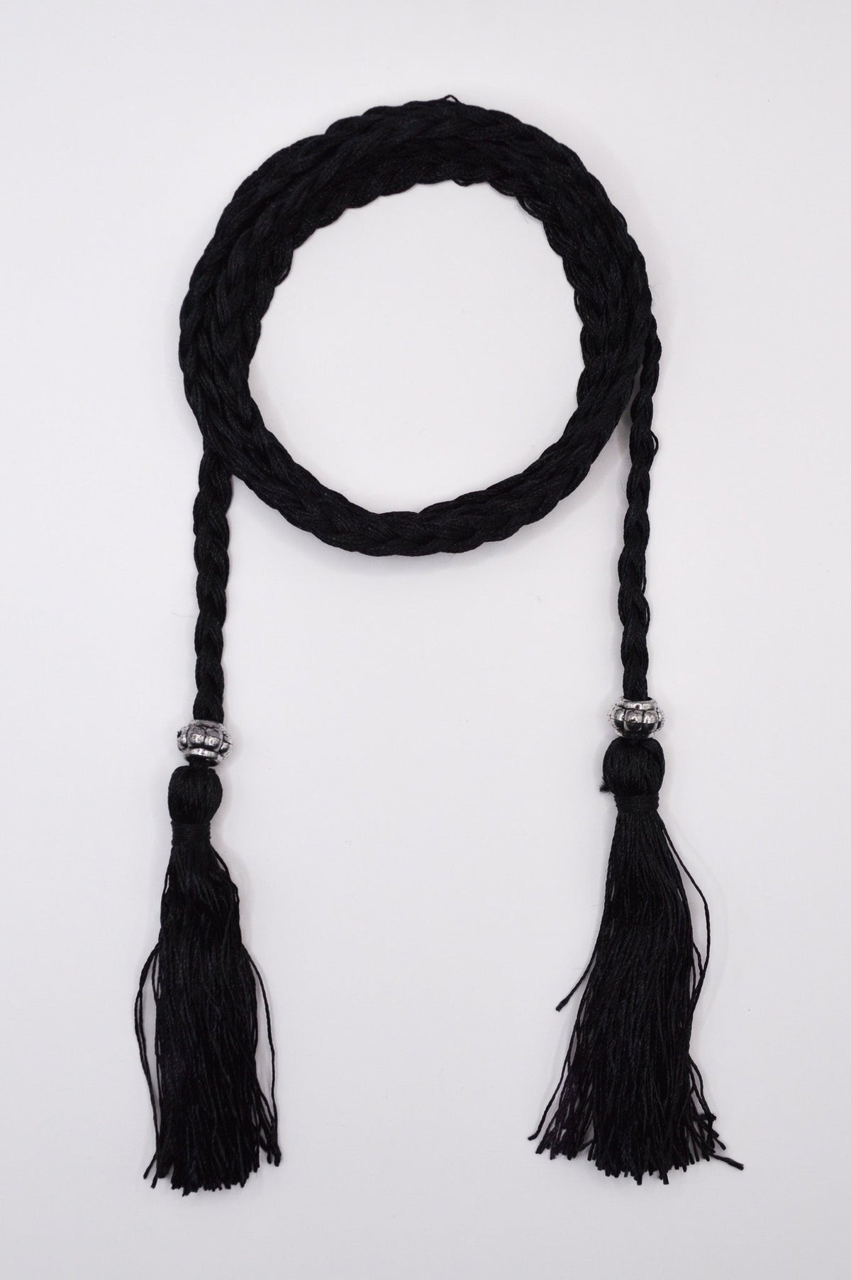 Plaited Tassel Belt - Black Hayah Al-Muslimah