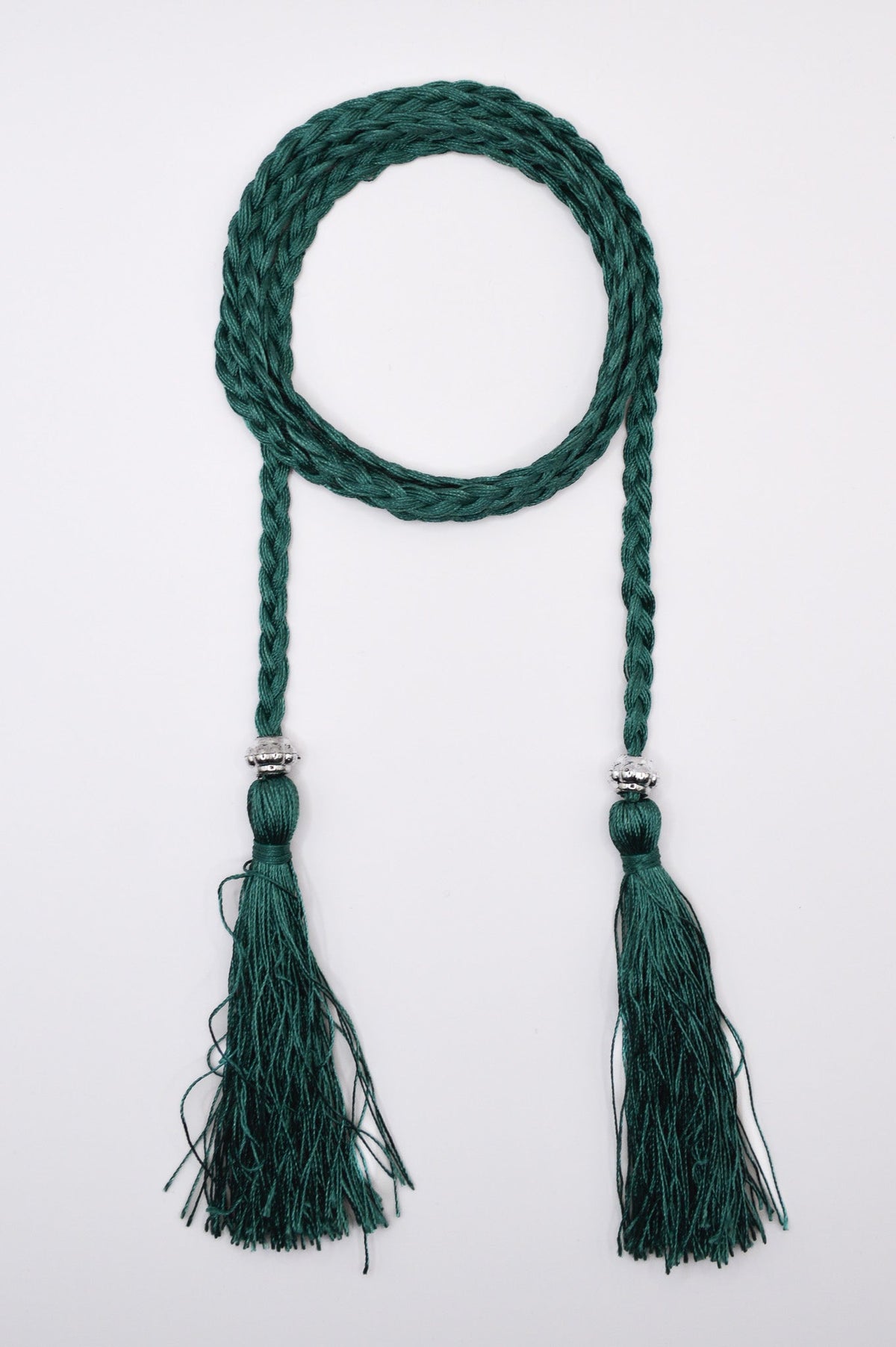 Plaited Tassel Belt - Emerald Green Hayah Al-Muslimah