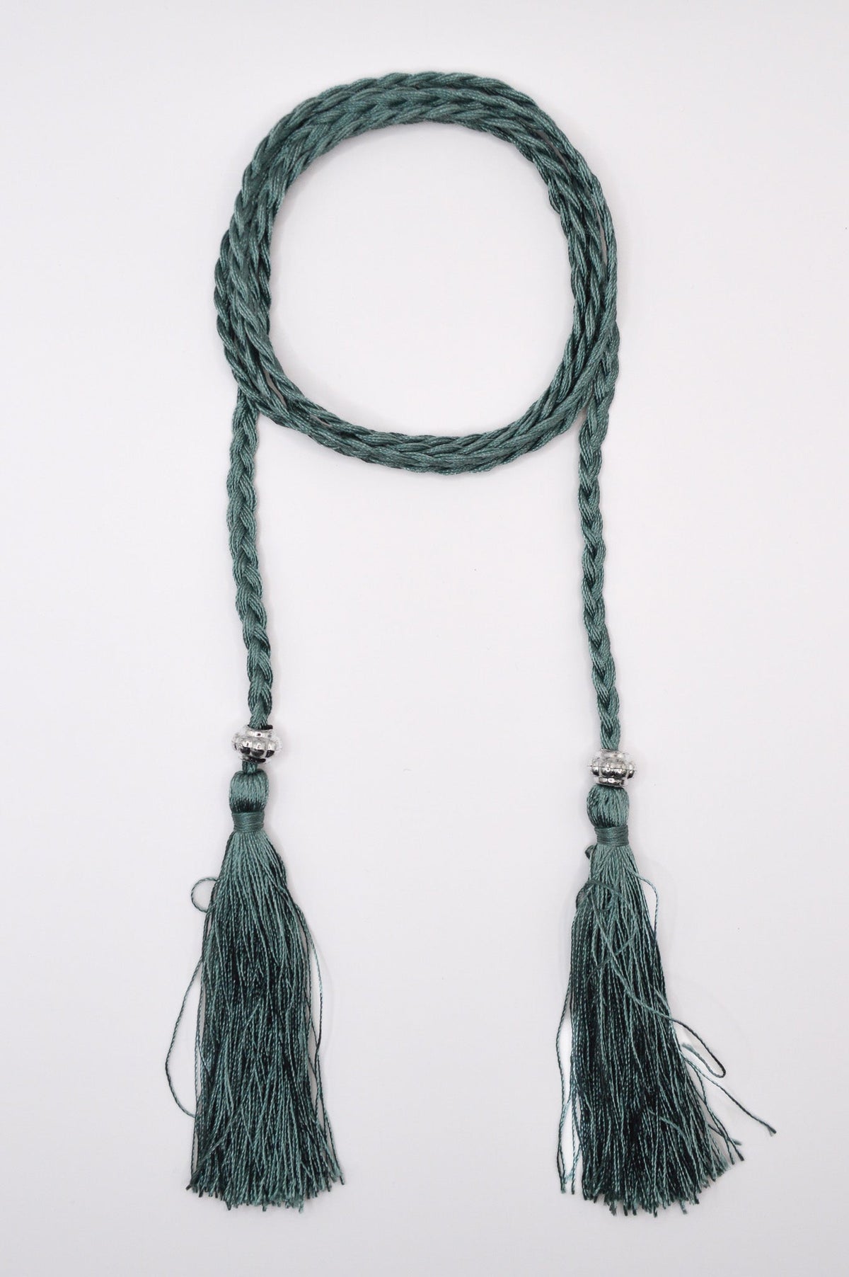 Plaited Tassel Belt - Jade Green Hayah Al-Muslimah