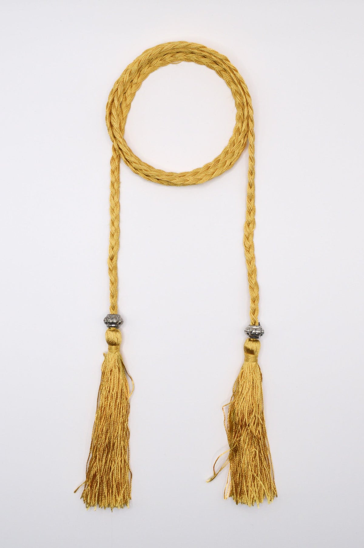 Plaited Tassel Belt - Yellow Gold Hayah Al-Muslimah