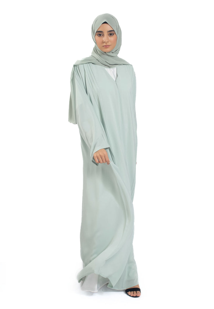 Sage Abaya with Pleats