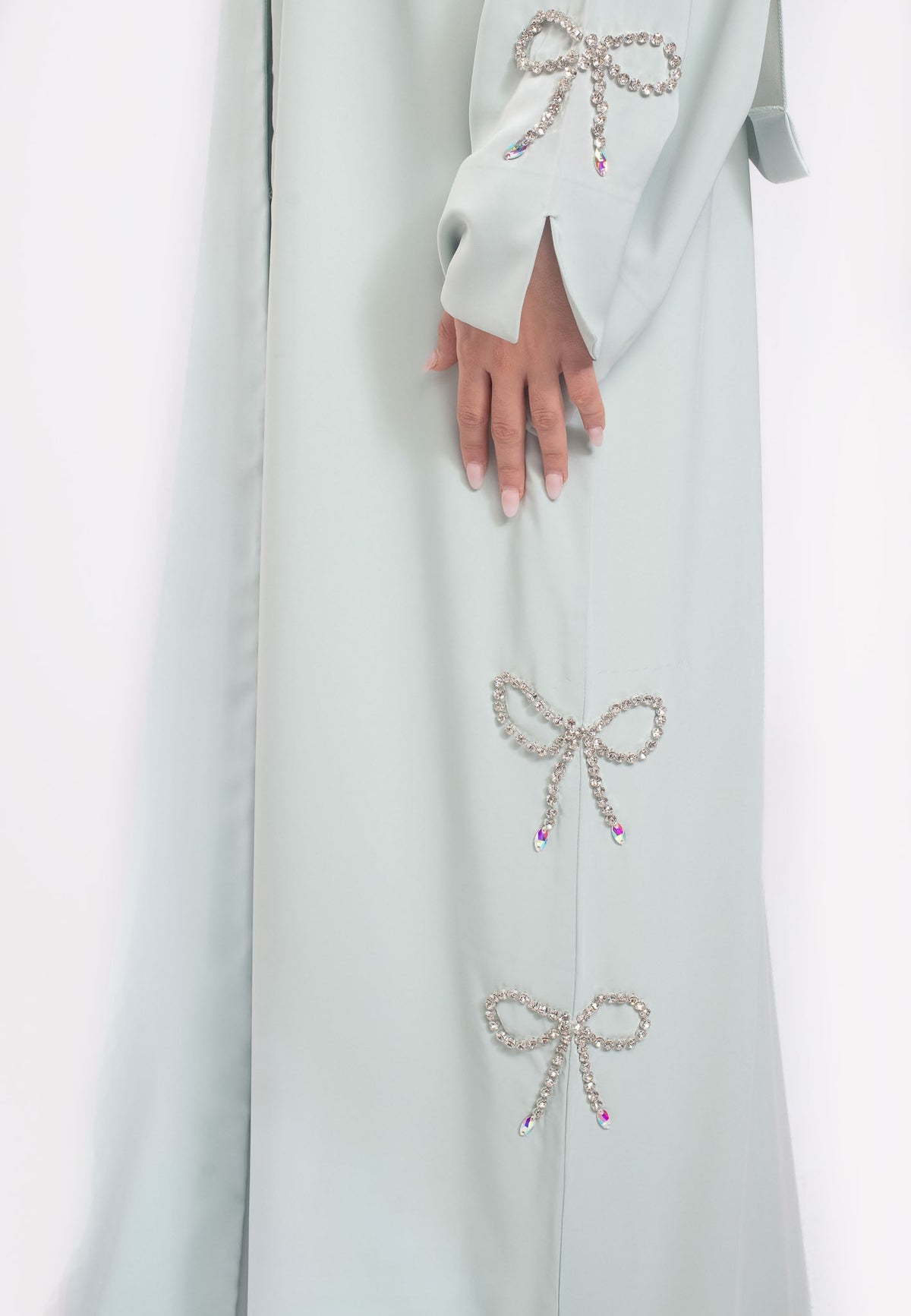 Bow Embellishments - Sage Bow Abaya