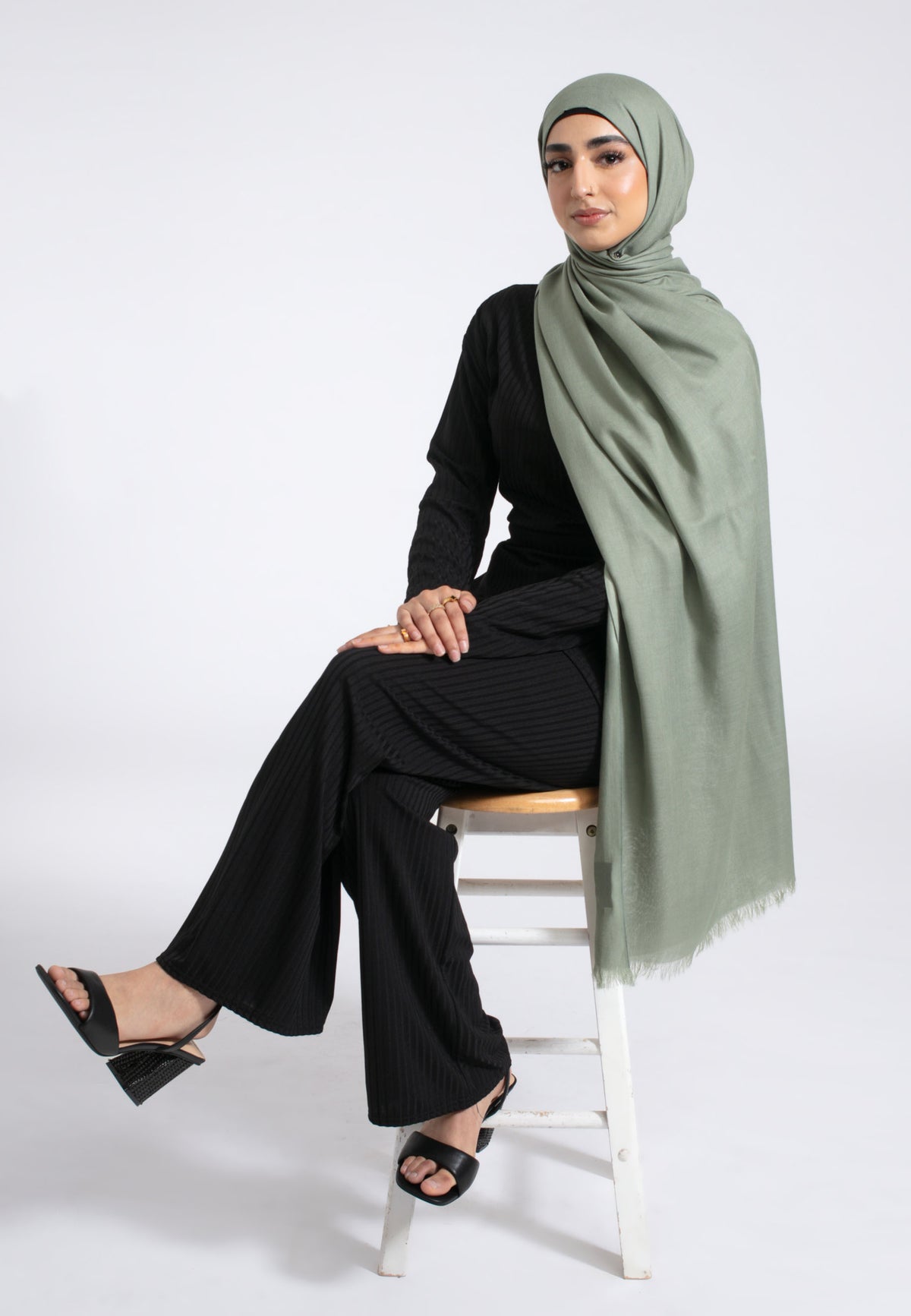 Sage Green Modal Hijab