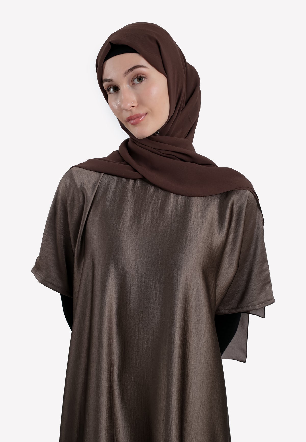 Truffle Crepe Satin Inner Dress