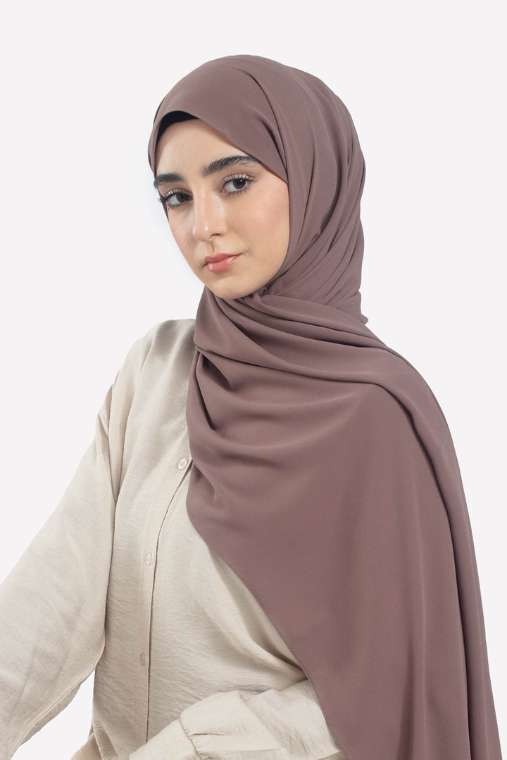 Truffle Georgette Hijab