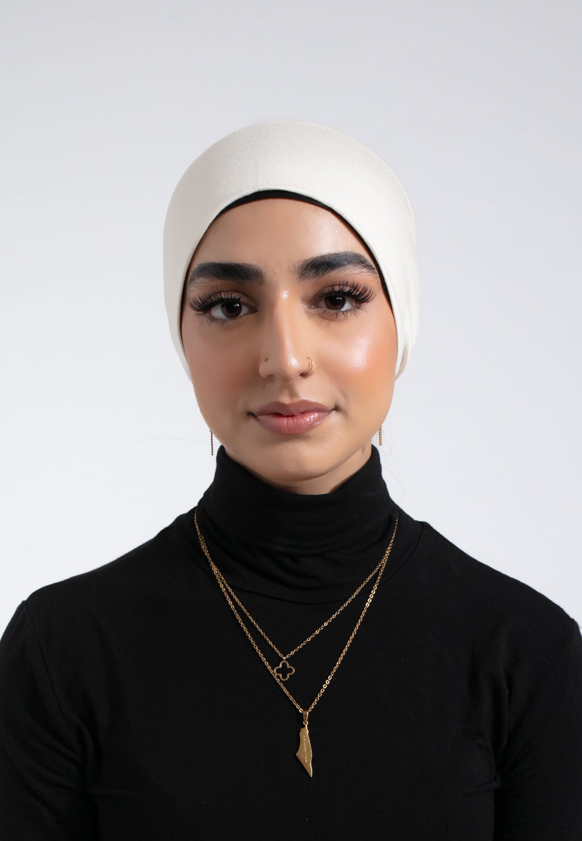 Tube Hijab Cap - Cream