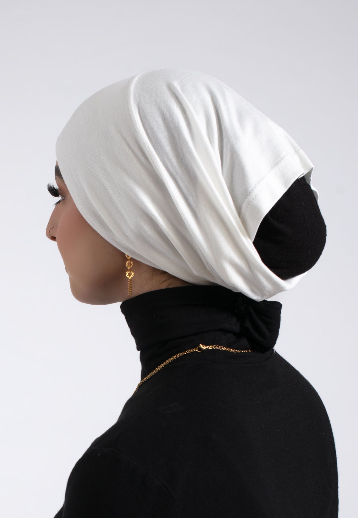 Tube Hijab Cap - Off White