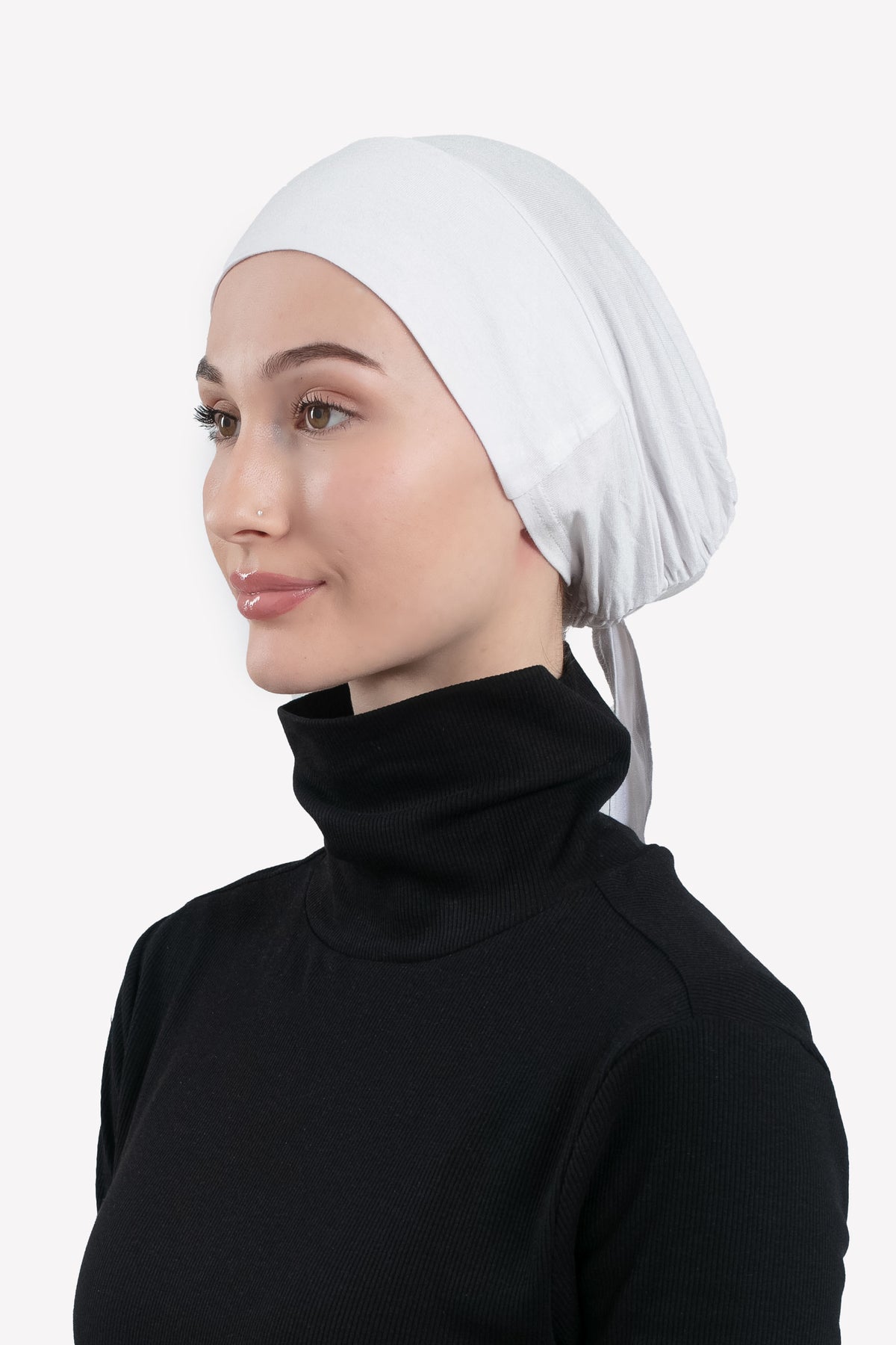 White Tie-Back Undercap