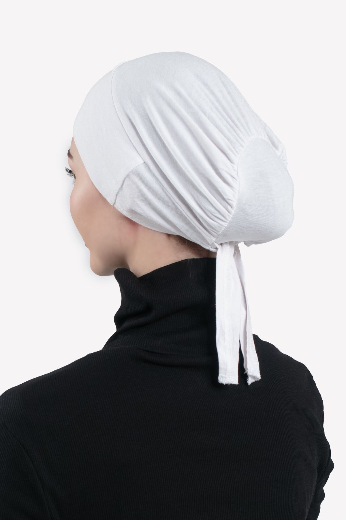 White Tie-Back Undercap