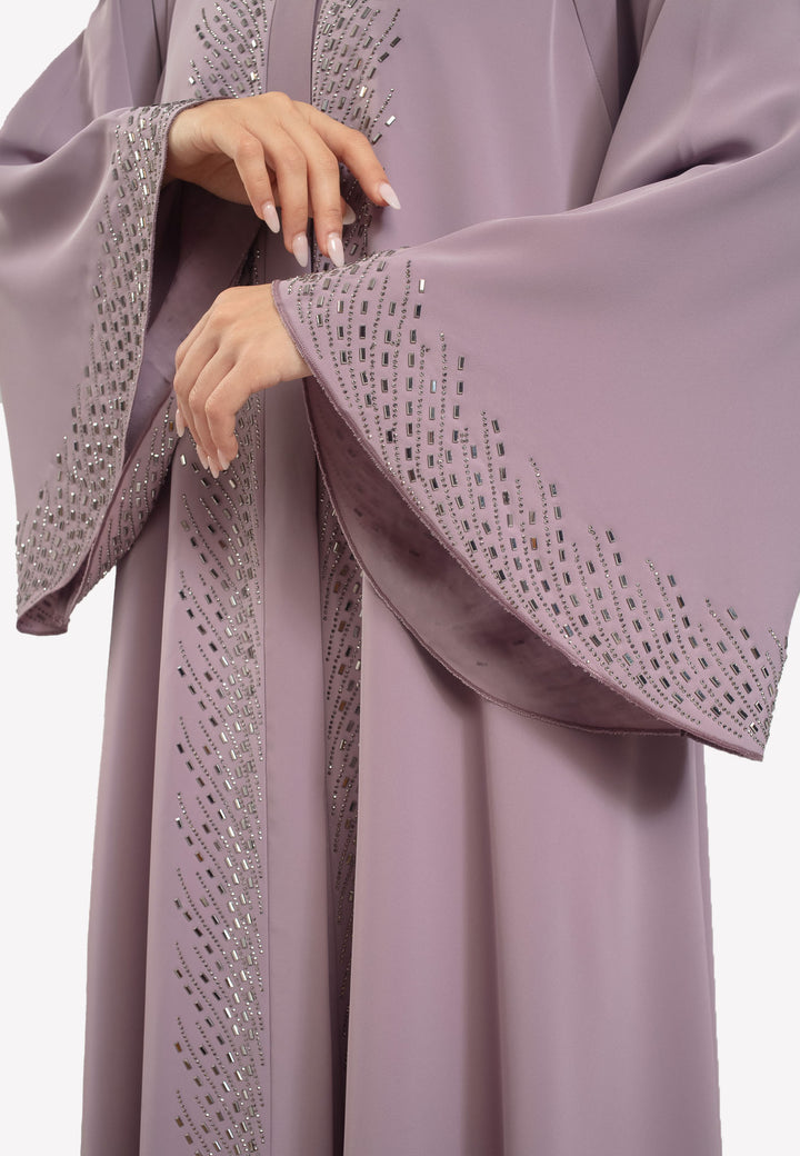 Swarovski Stones on Bell Sleeves