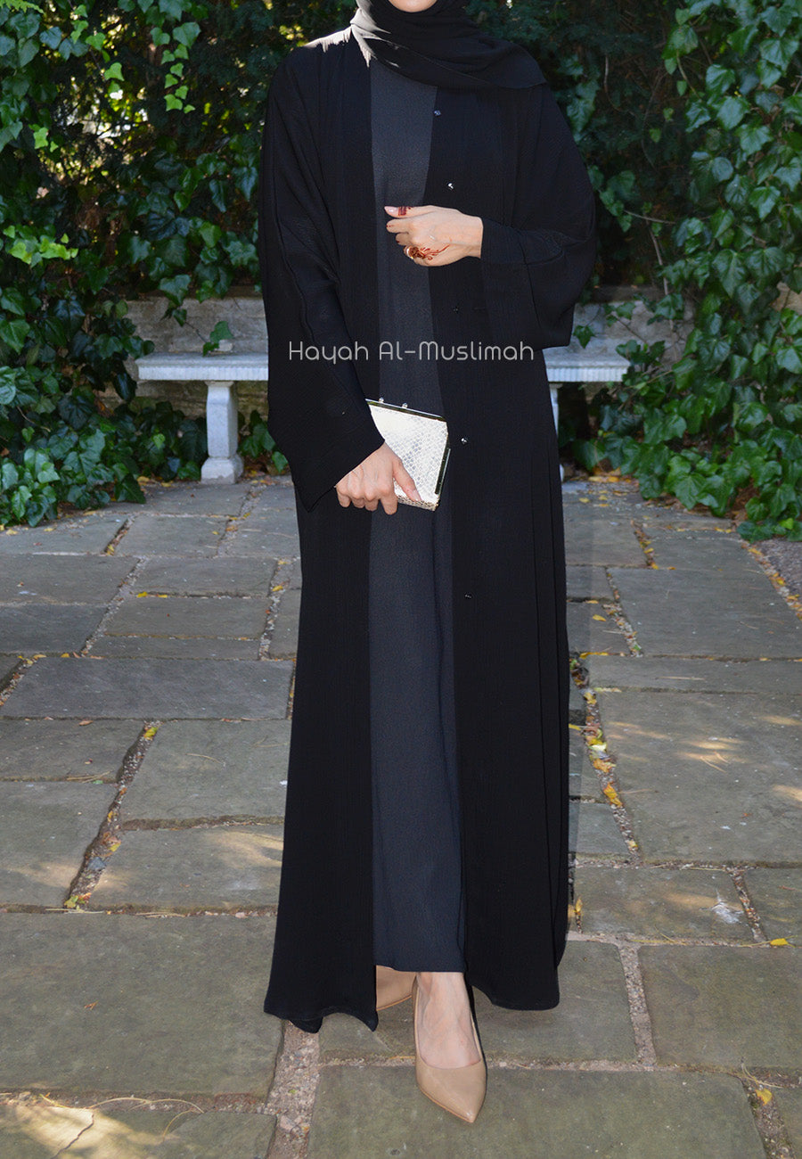 Long black inner dress top