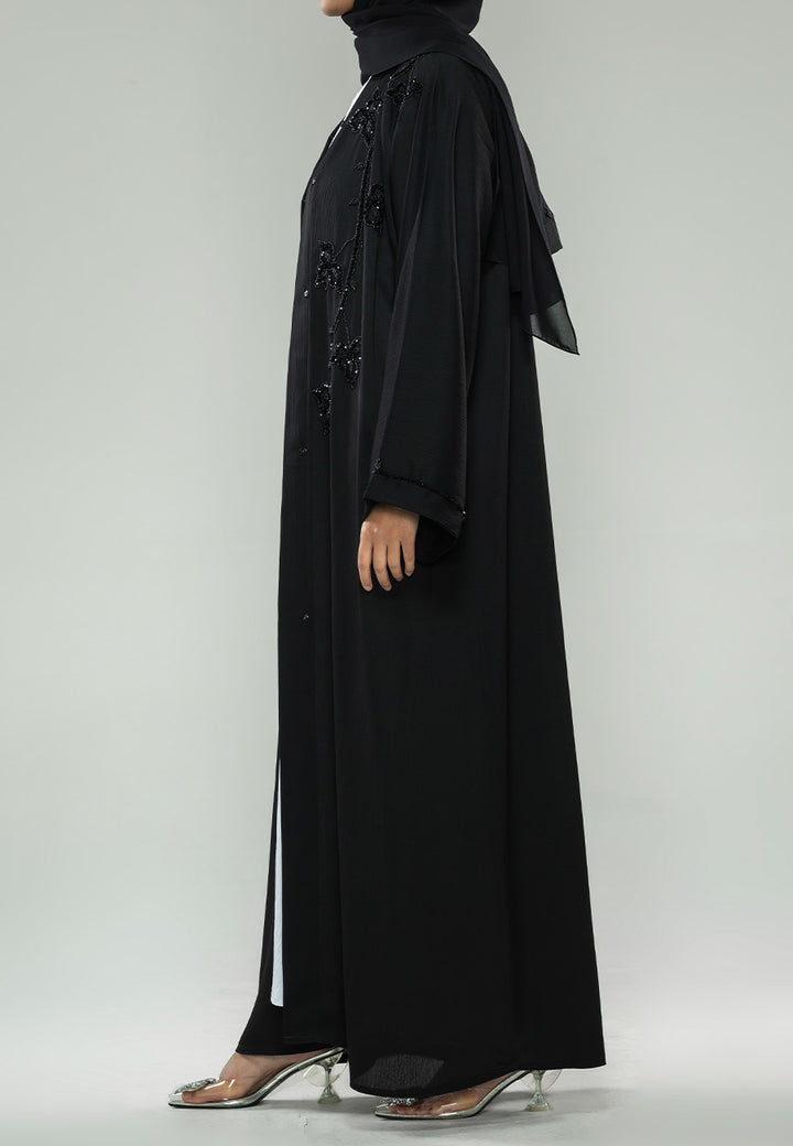 Black Ivy Emirati Open Abaya