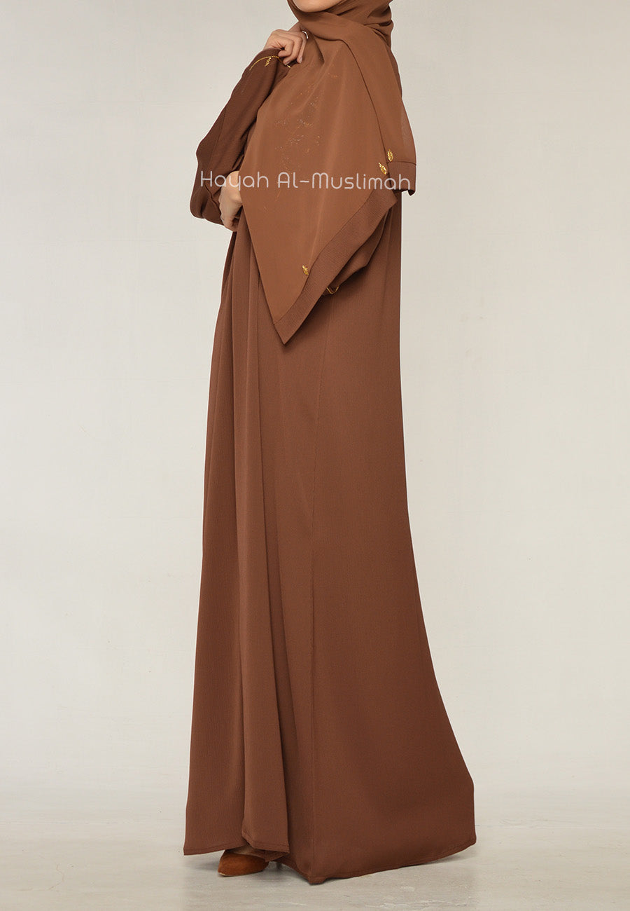 Brown Hijab with Abaya