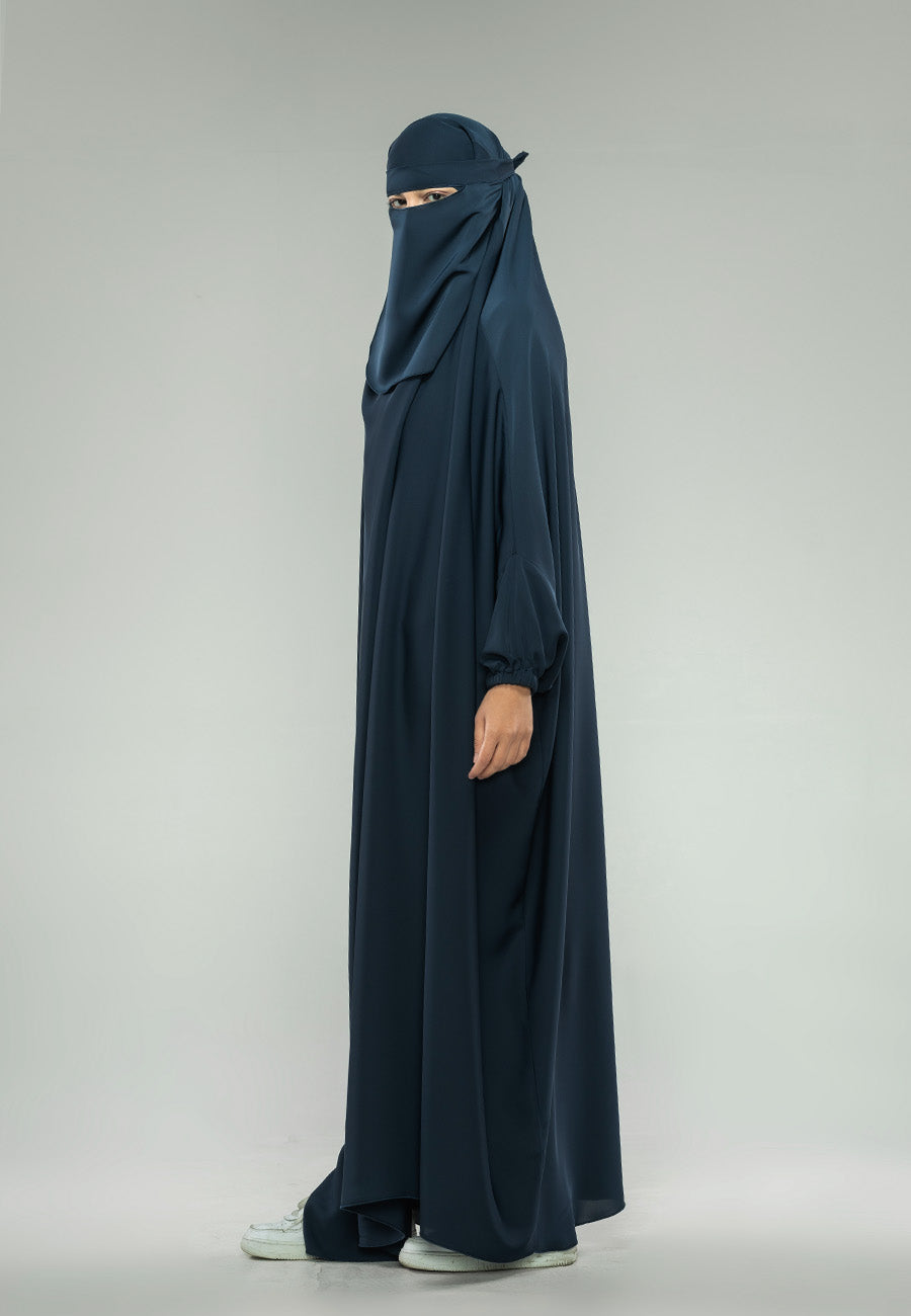 Navy One-Piece Full Length Jilbab